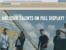 Tablet Screenshot of designdesign.com